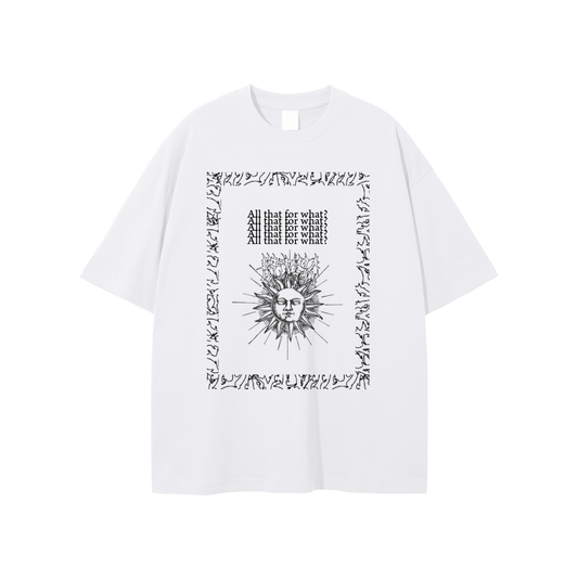 WHITE HEXSIC EXISTENTIAL VICTIM TSHIRT